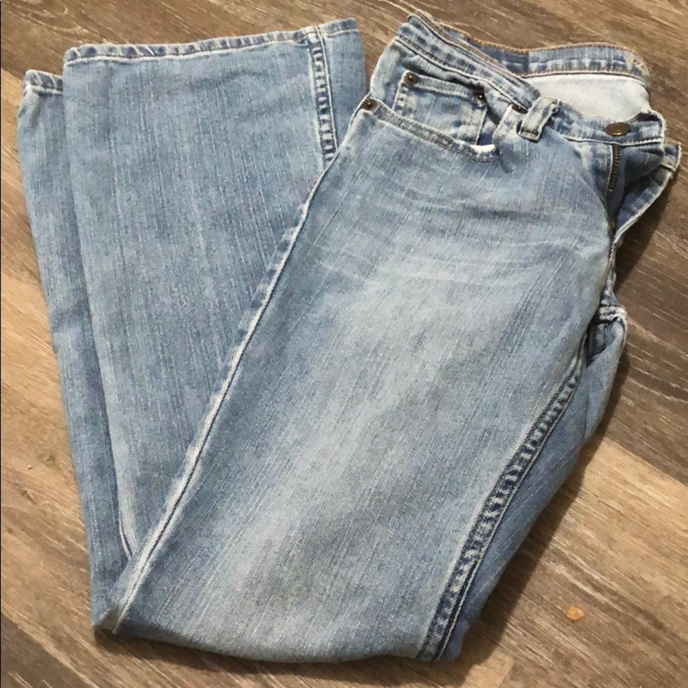 0P American Eagle stretch skinny flare